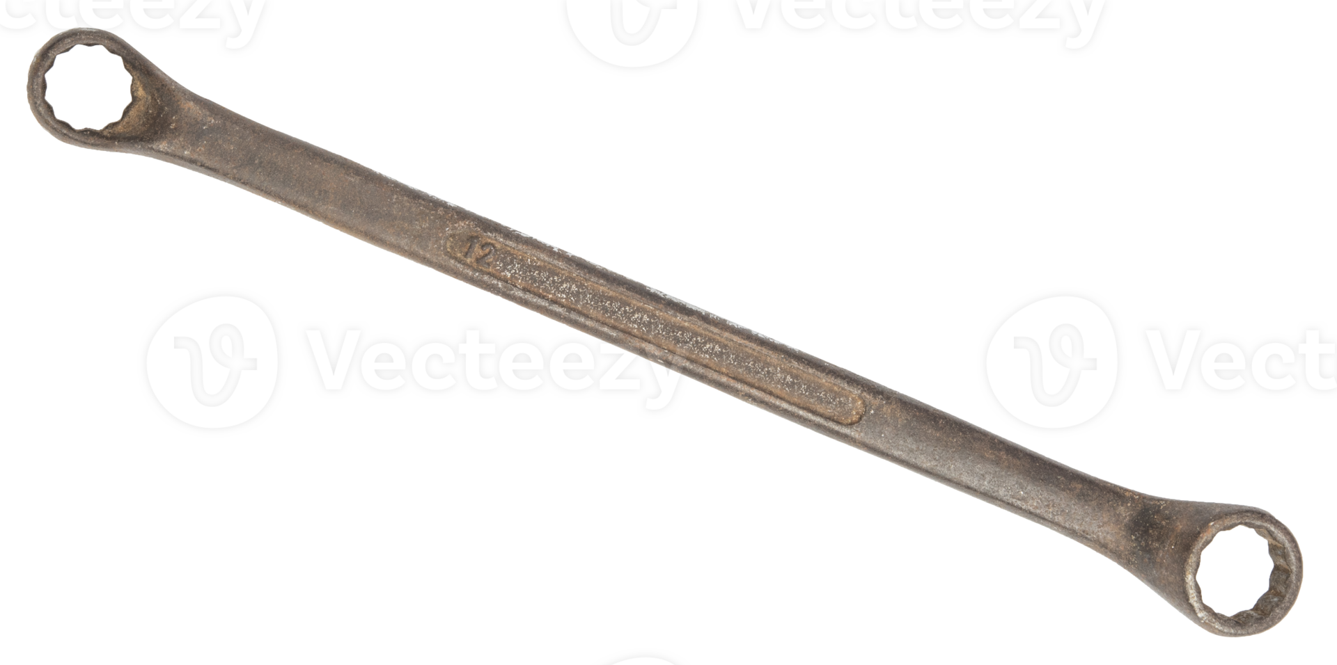 Old box wrenches isolated 13529133 PNG