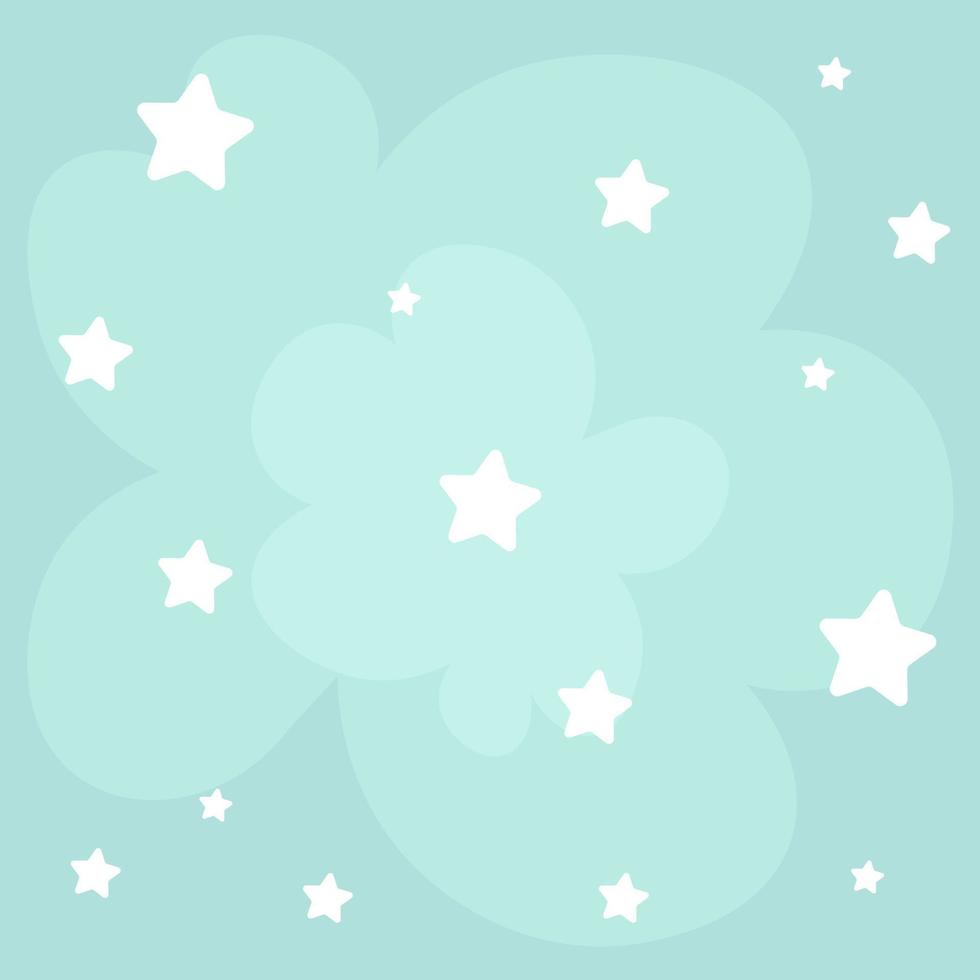 blue background with white stars vector