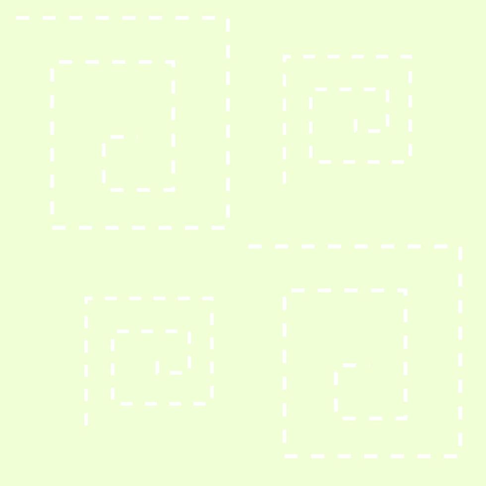 green seamless pattern with squares vector