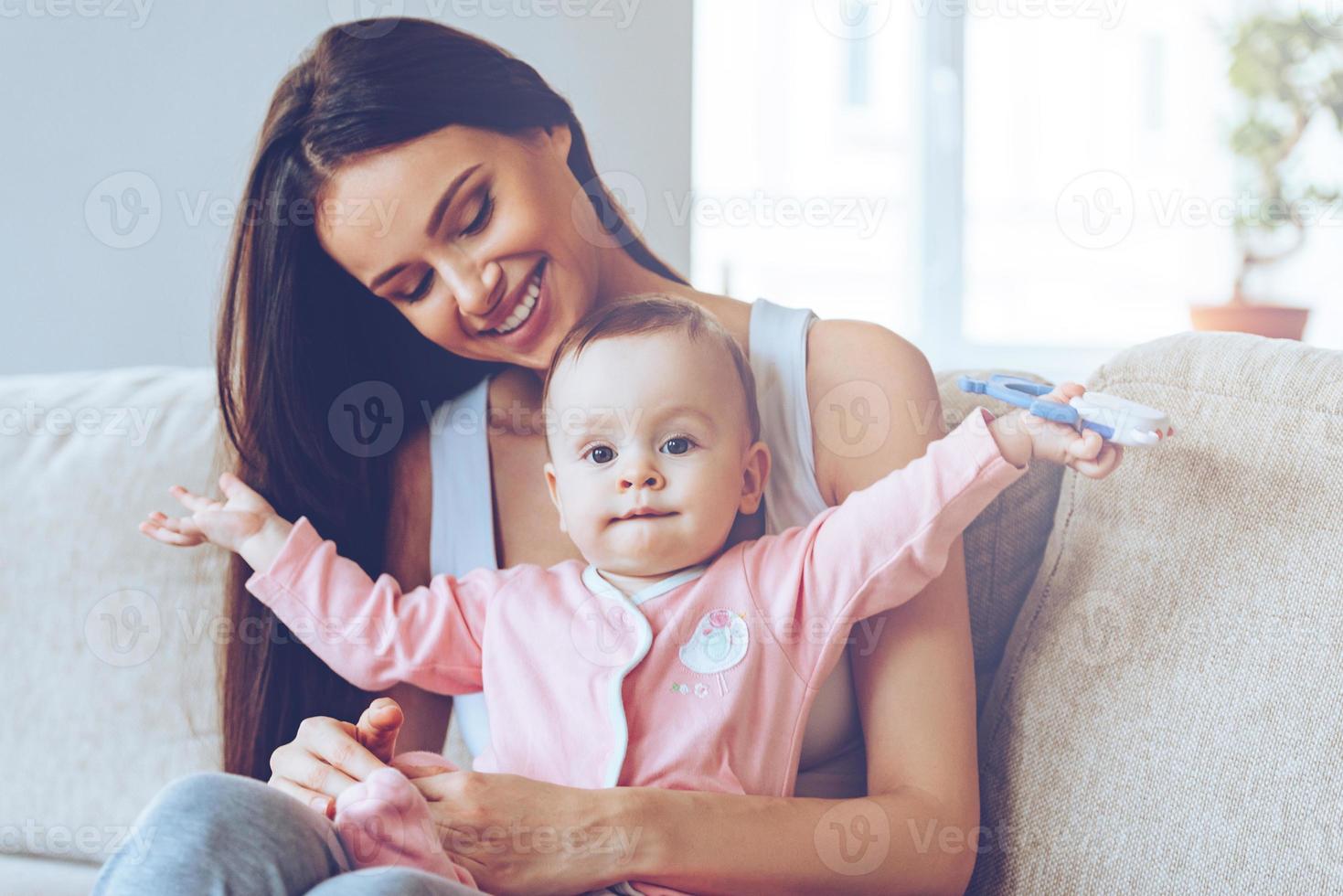 Mom and infant photo