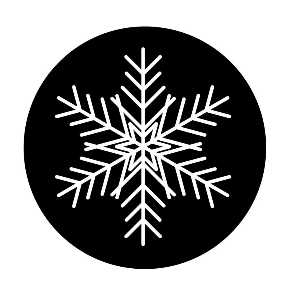 Vector  winter snowflake icon. illustration for web