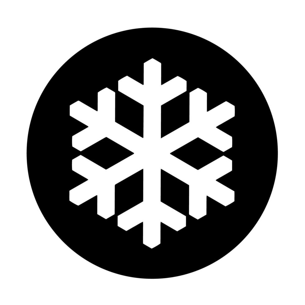 Vector  winter snowflake icon. illustration for web