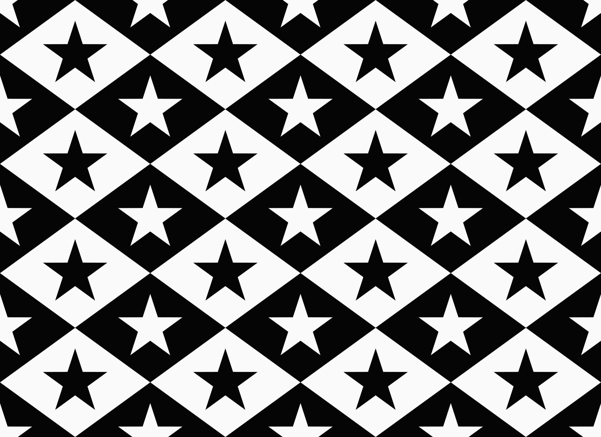 Seamless Background Pattern Five Pointed Star Black White 13530387 ...