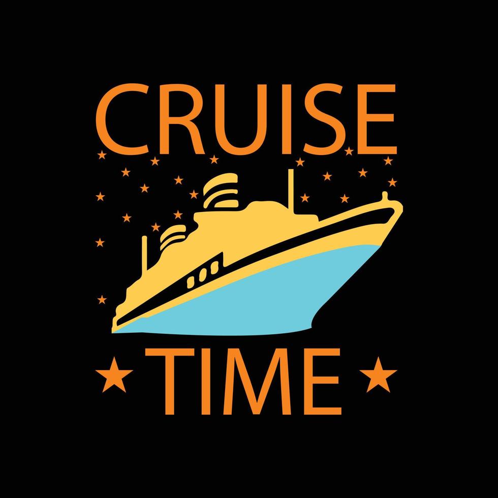 Cruise t-shirt design vector
