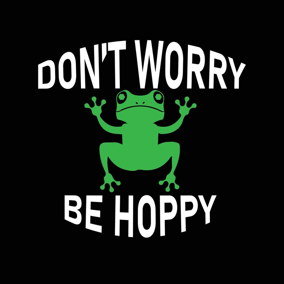 Frog T-shirt design vector