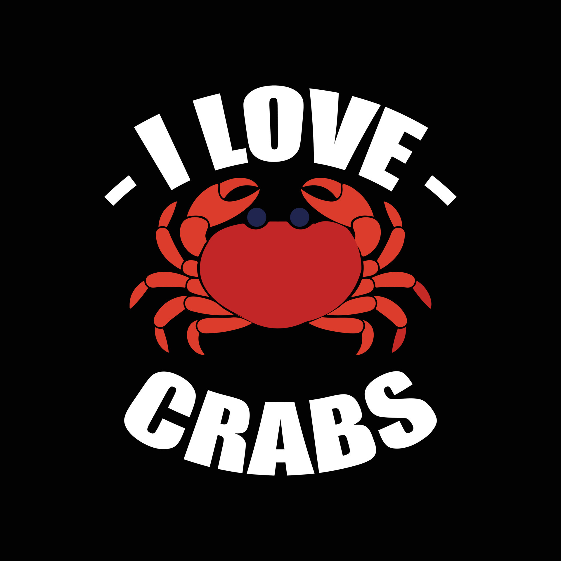 Crab Tshirt design 13530522 Vector Art at Vecteezy