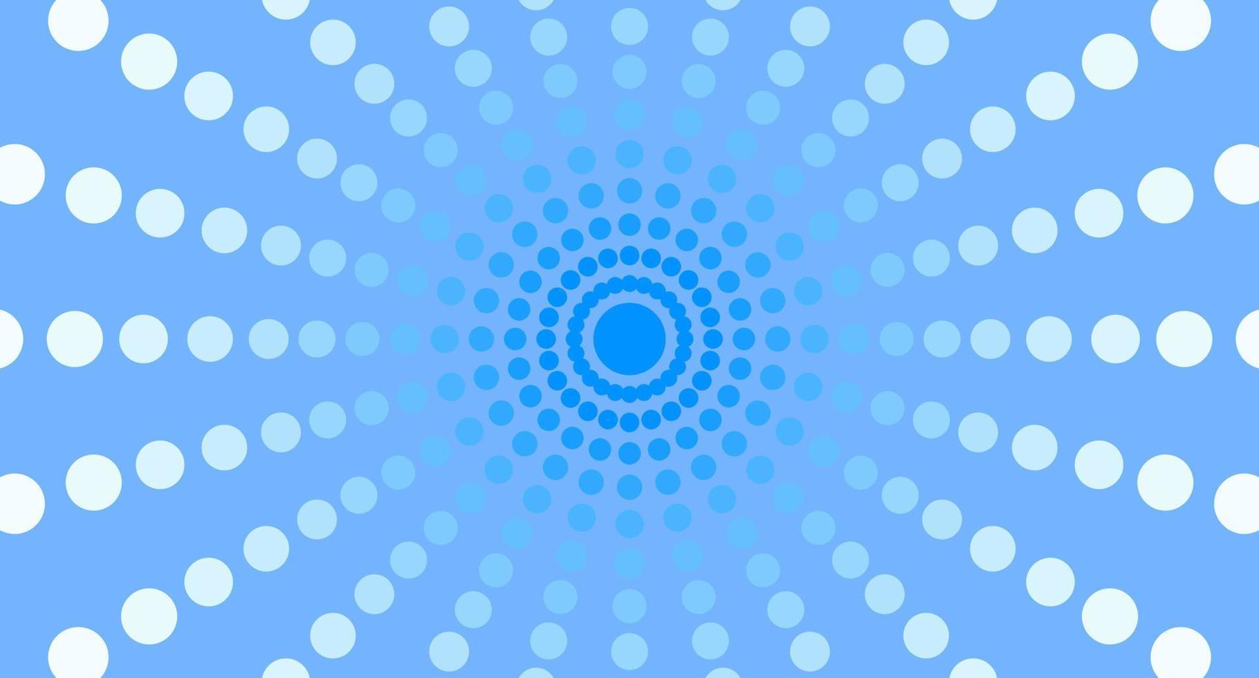 Dotted circular background Concentric pattern. Vector illustration