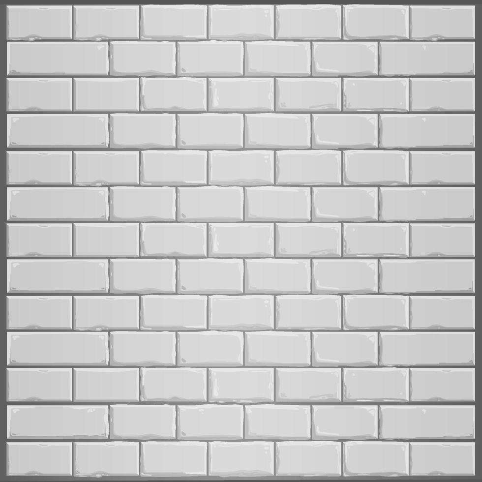 Brick wall grey stone color texture pattern background vector