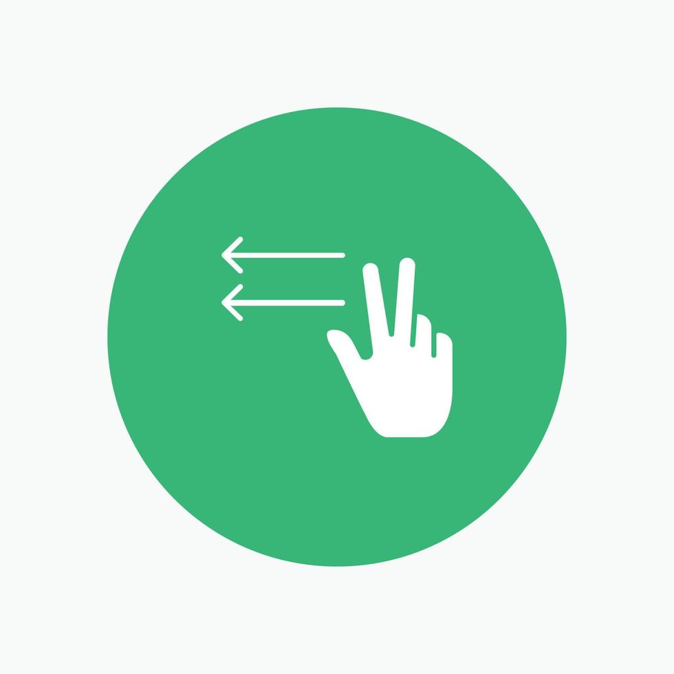 Fingers Gesture Lefts vector