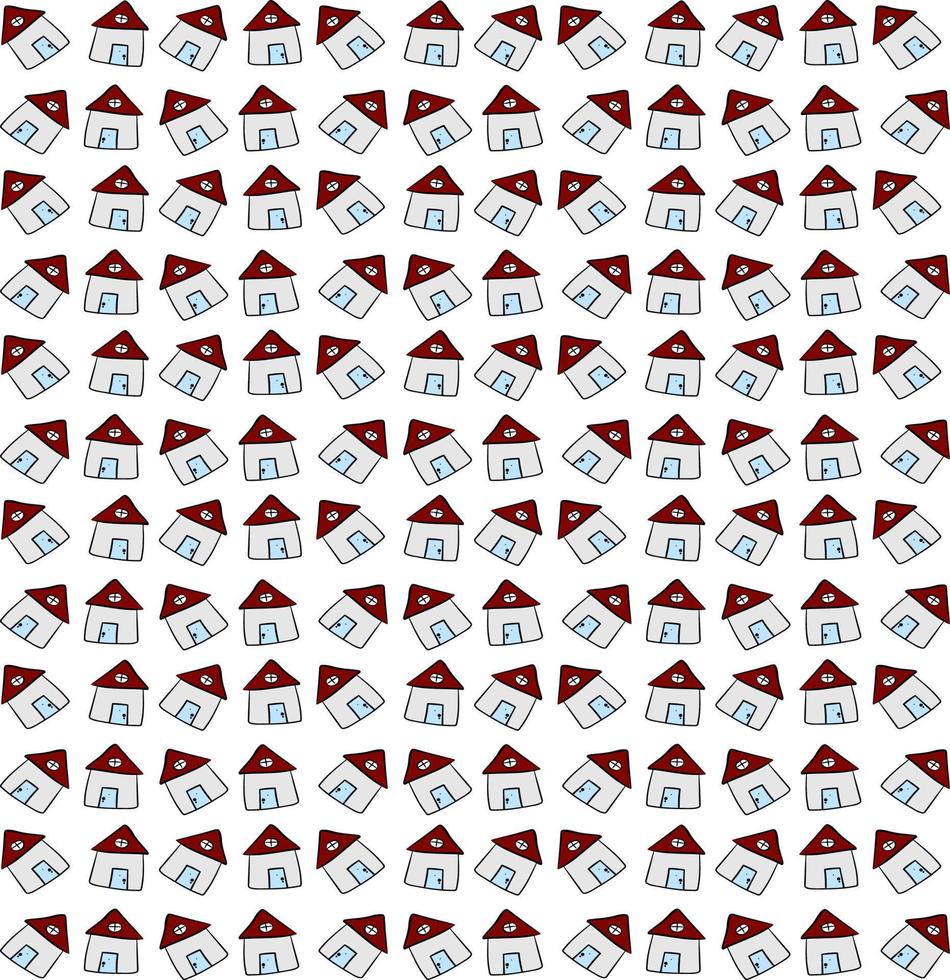 Home wallpaper, illustration, vector on white background.