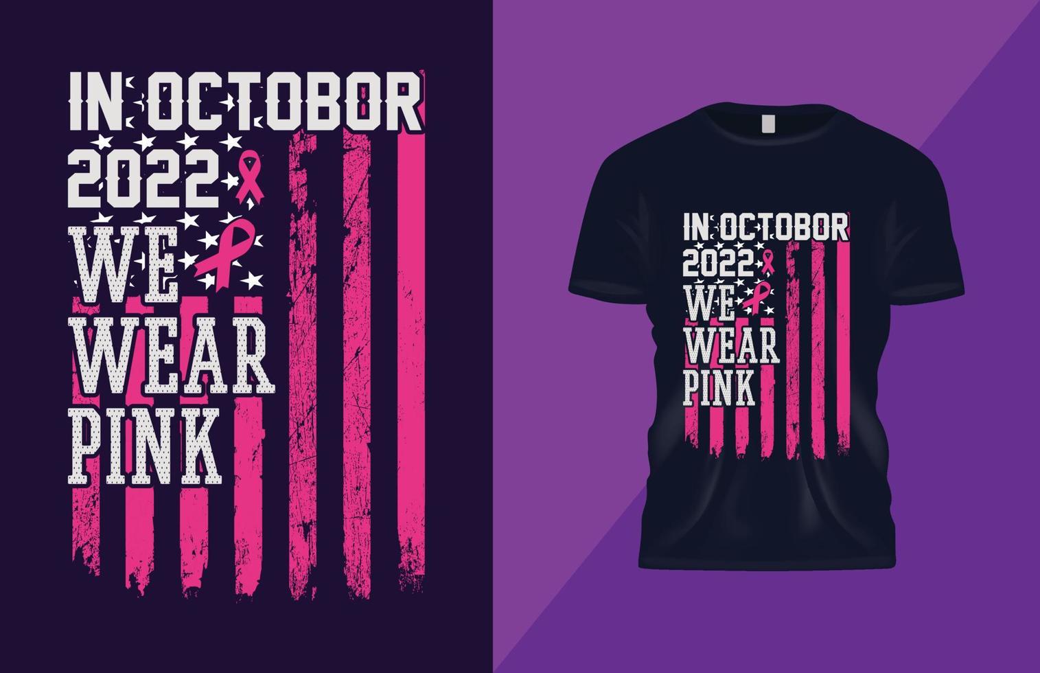 Pink Day T Shirt vector
