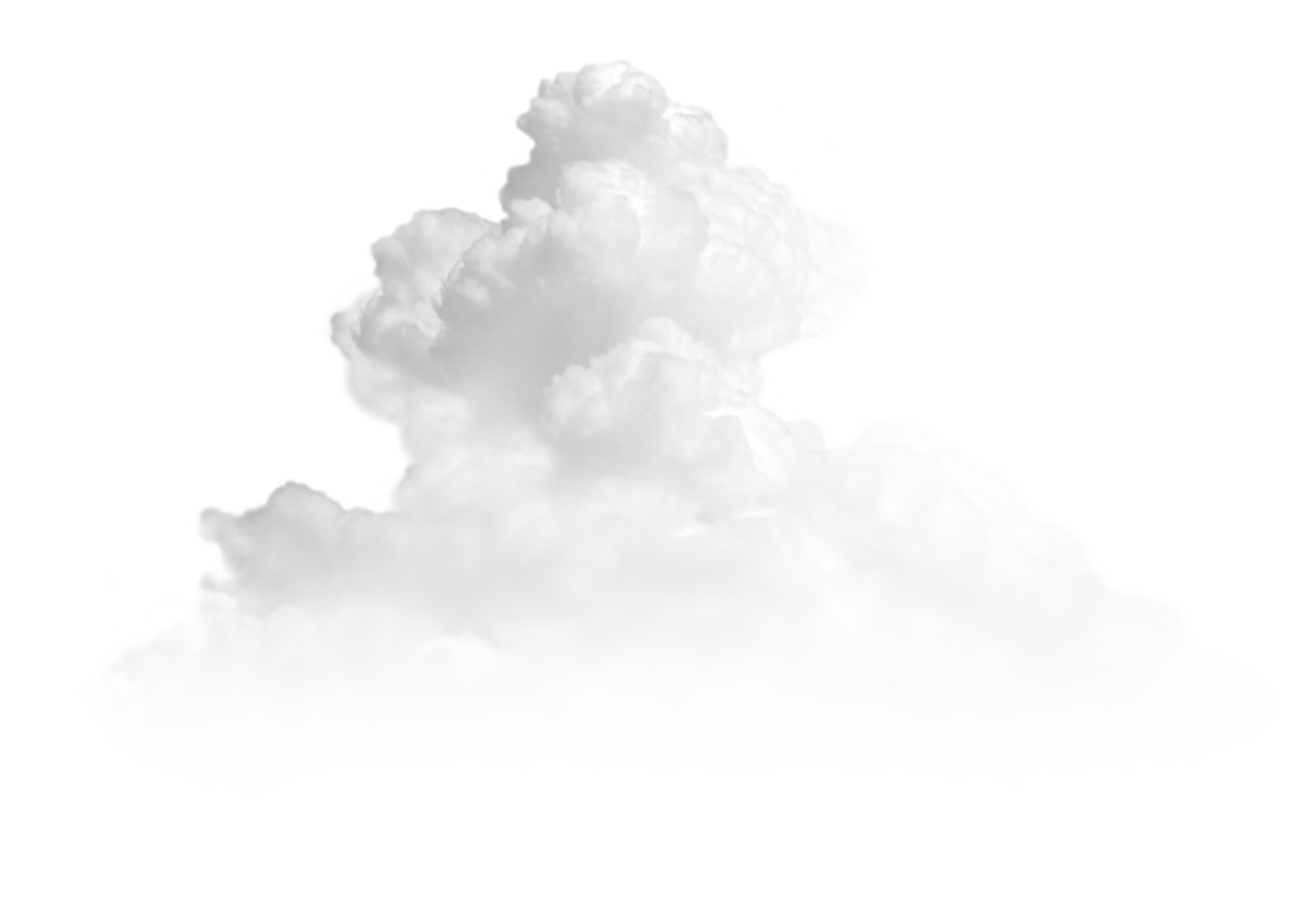 vit cumulonimbus moln png