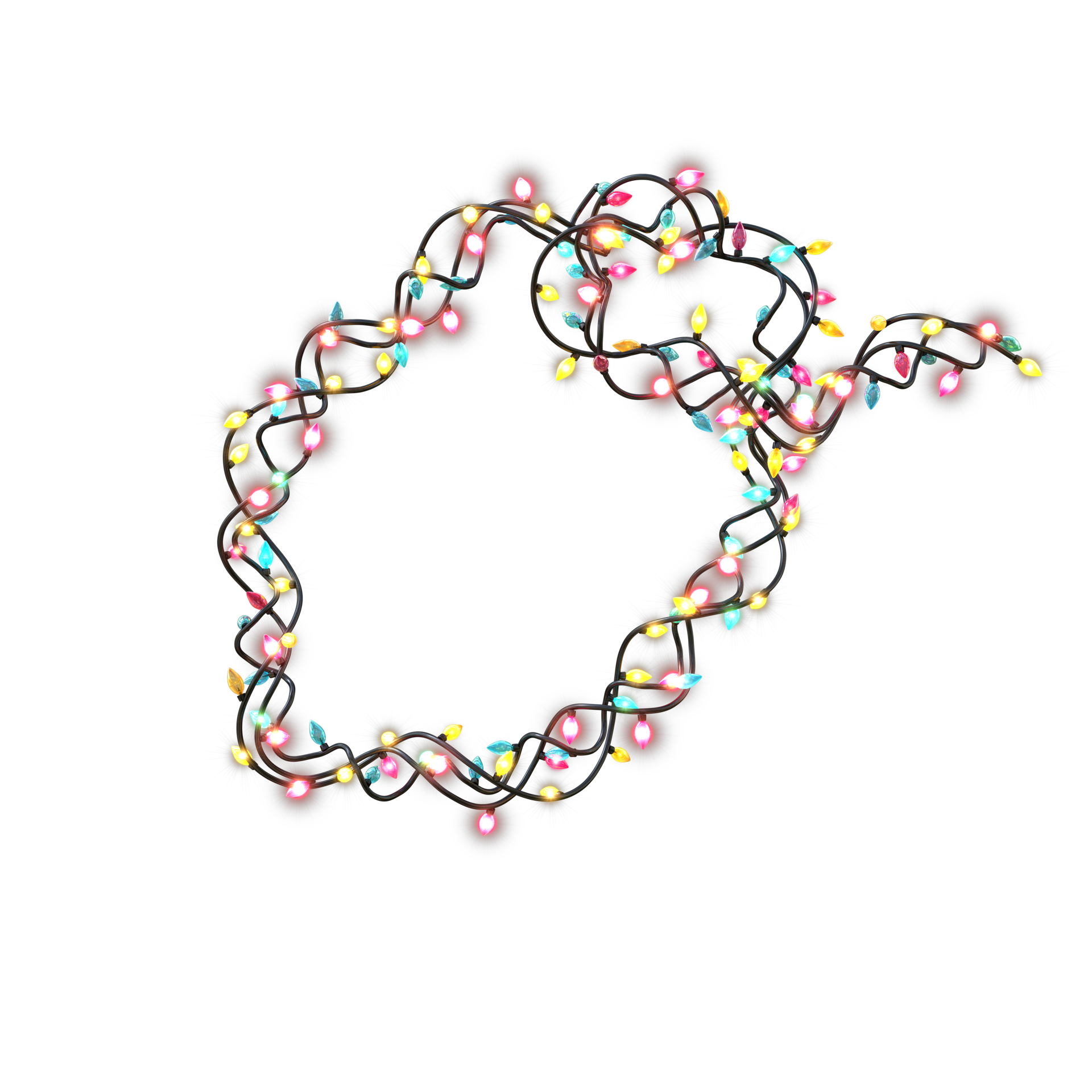 Colored Christmas Lights Letters PNGs for Free Download Colored Christmas Lights Letters PNGs for Free Download