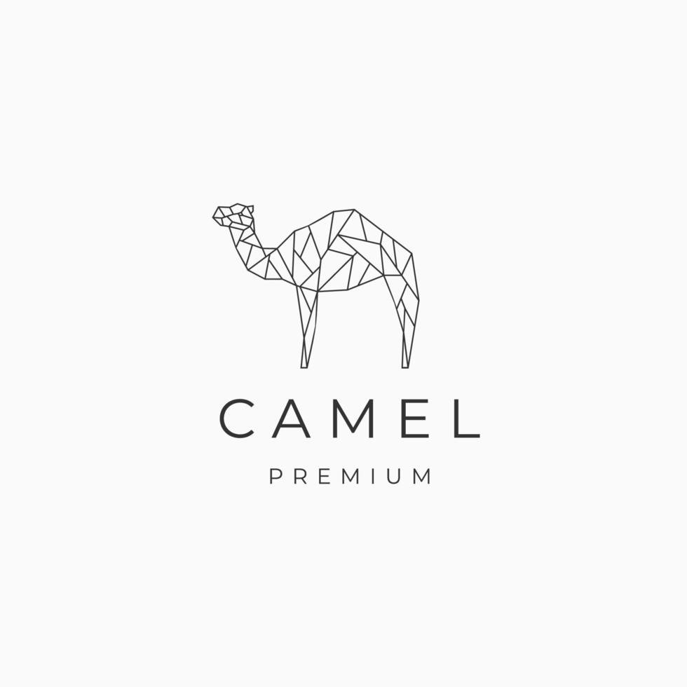Camel logo vector icon design template