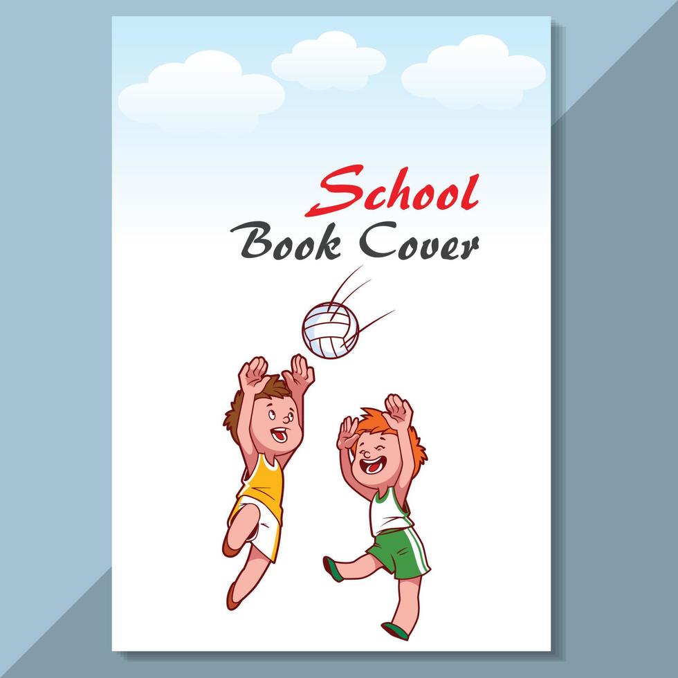 School Cover design kids cover vector