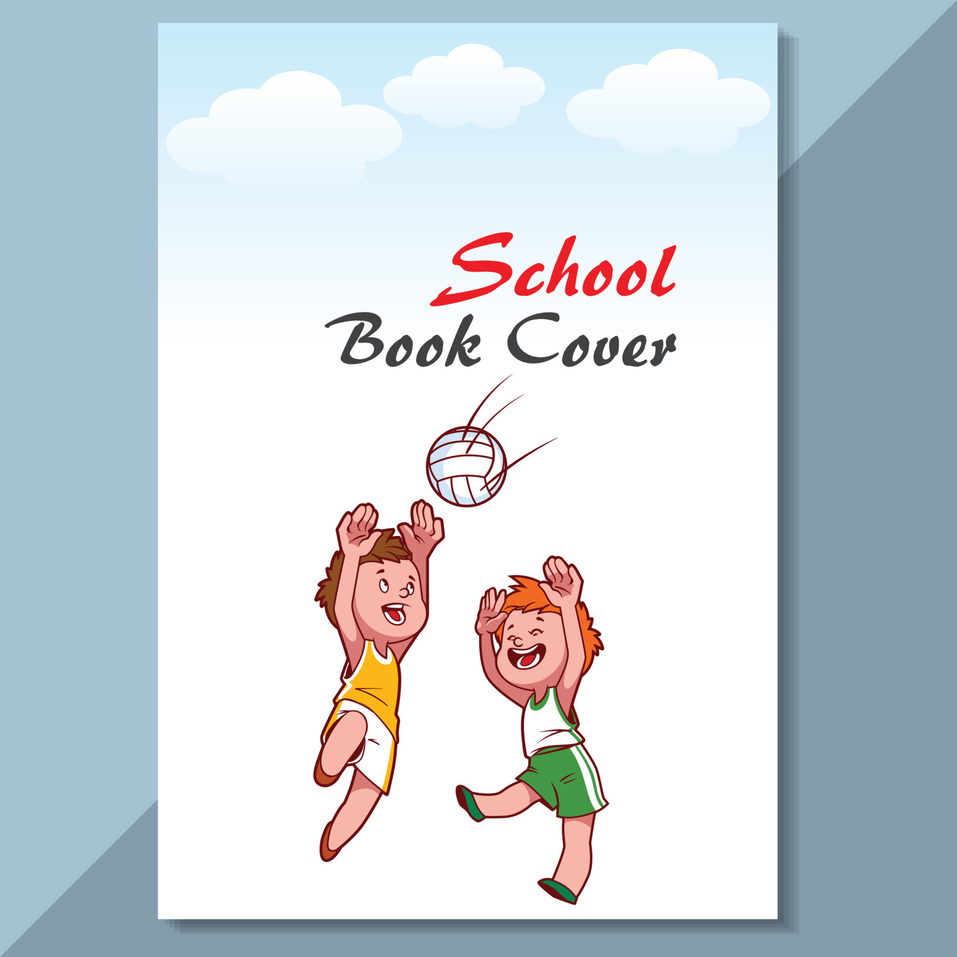 School Cover design kids cover 13533149 Vector Art at Vecteezy