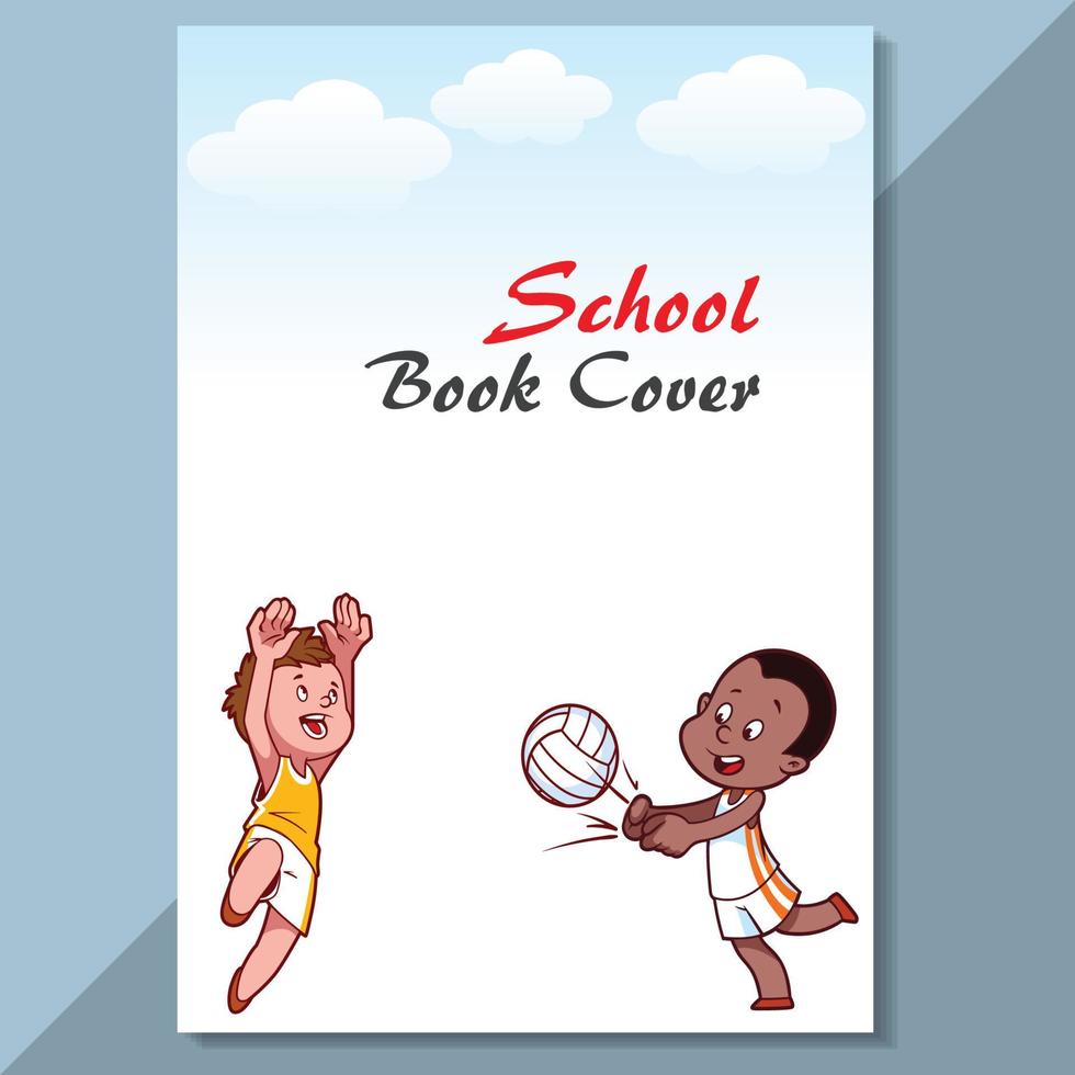 School Cover design kids cover vector