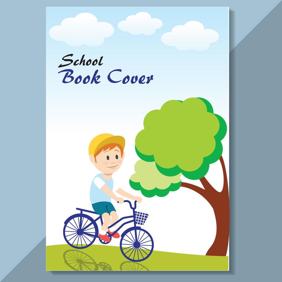 School Cover design kids cover vector