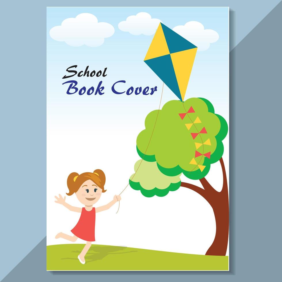 School Cover design kids cover vector