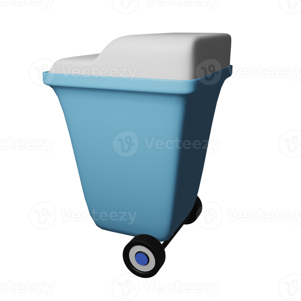 3d trash can icon, perfect to use as an additional element in your designs, templates, banners and poster designs png