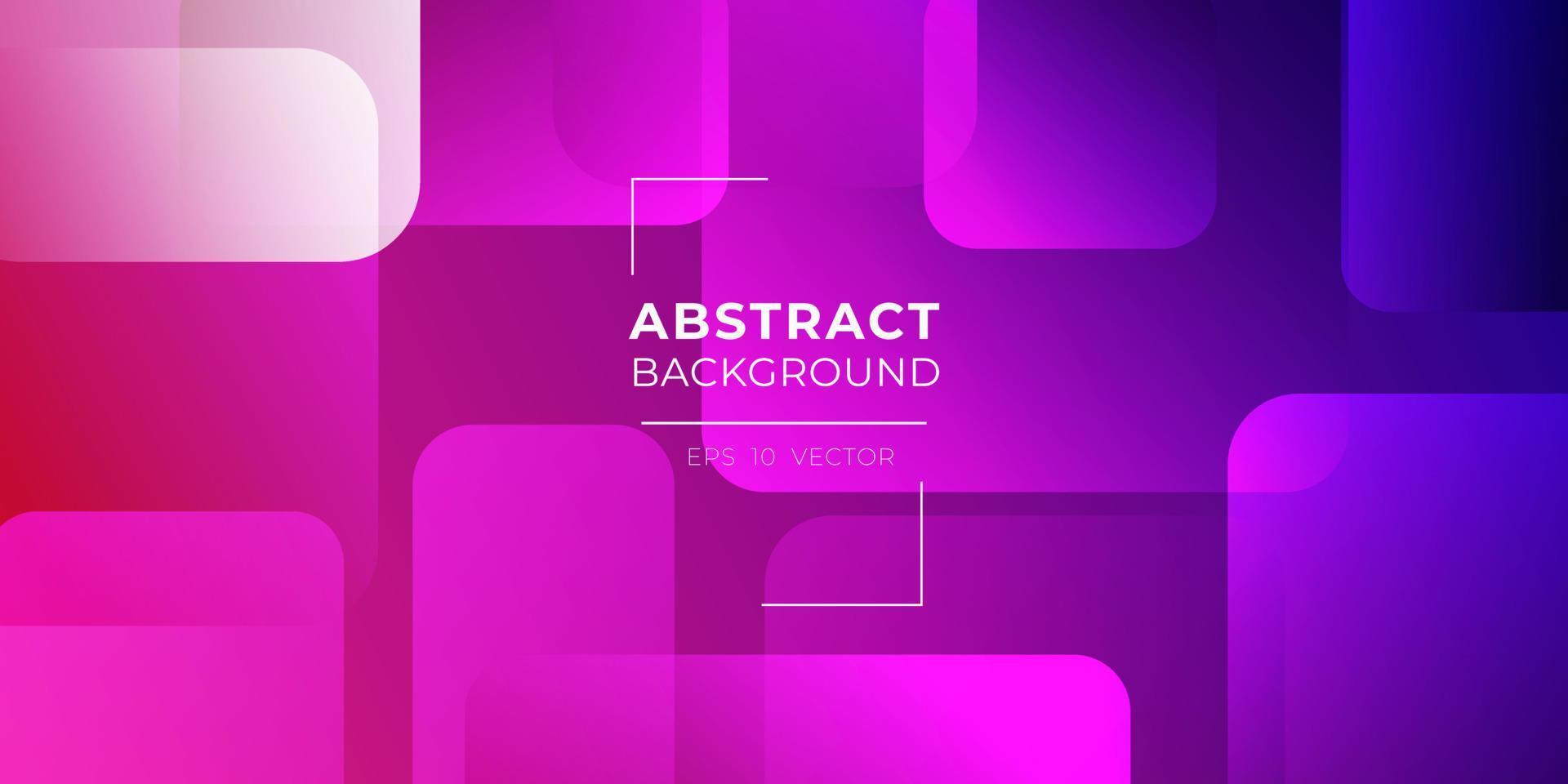 abstract overlap square wallpaper background blue and violet color vector
