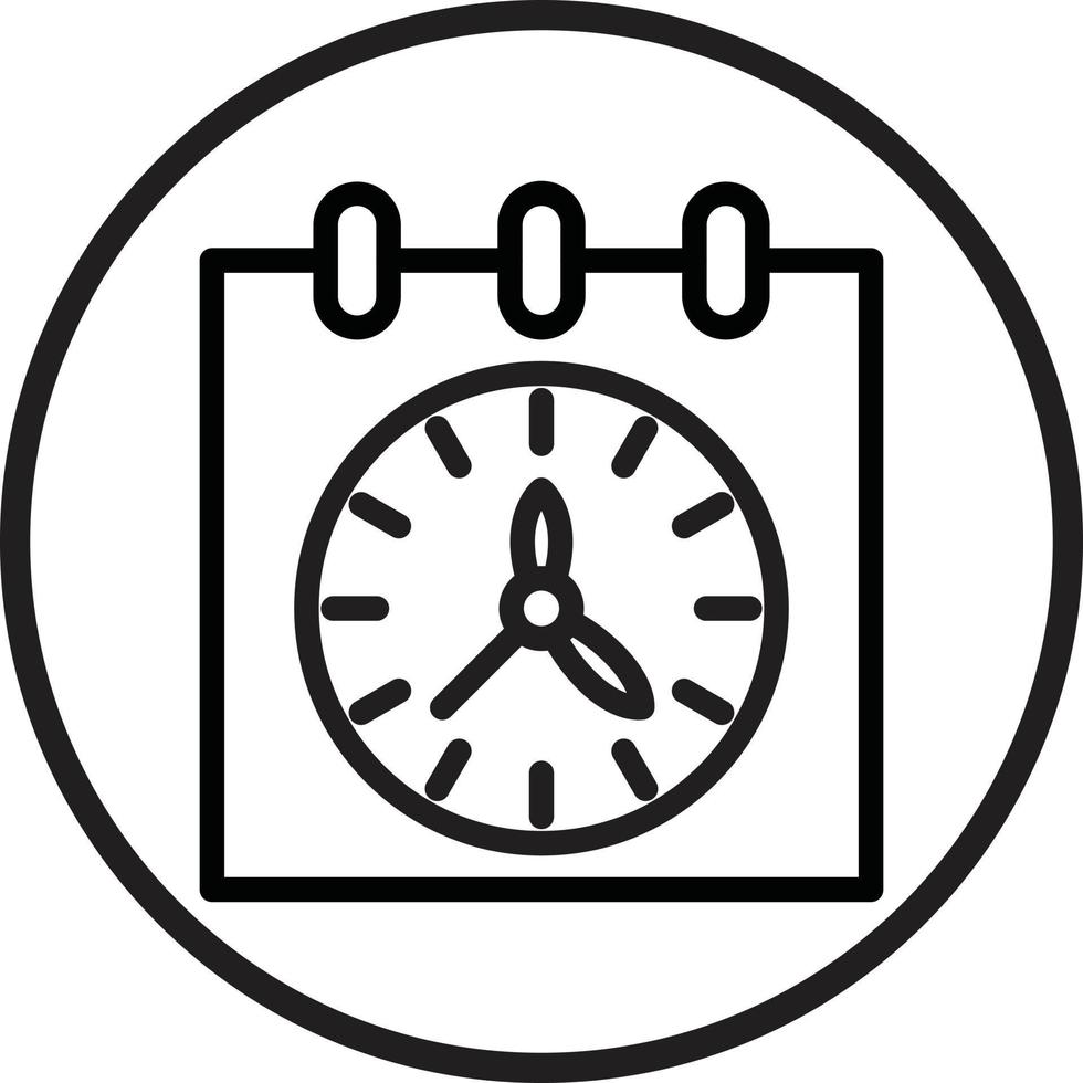 Timetable Icon Style vector