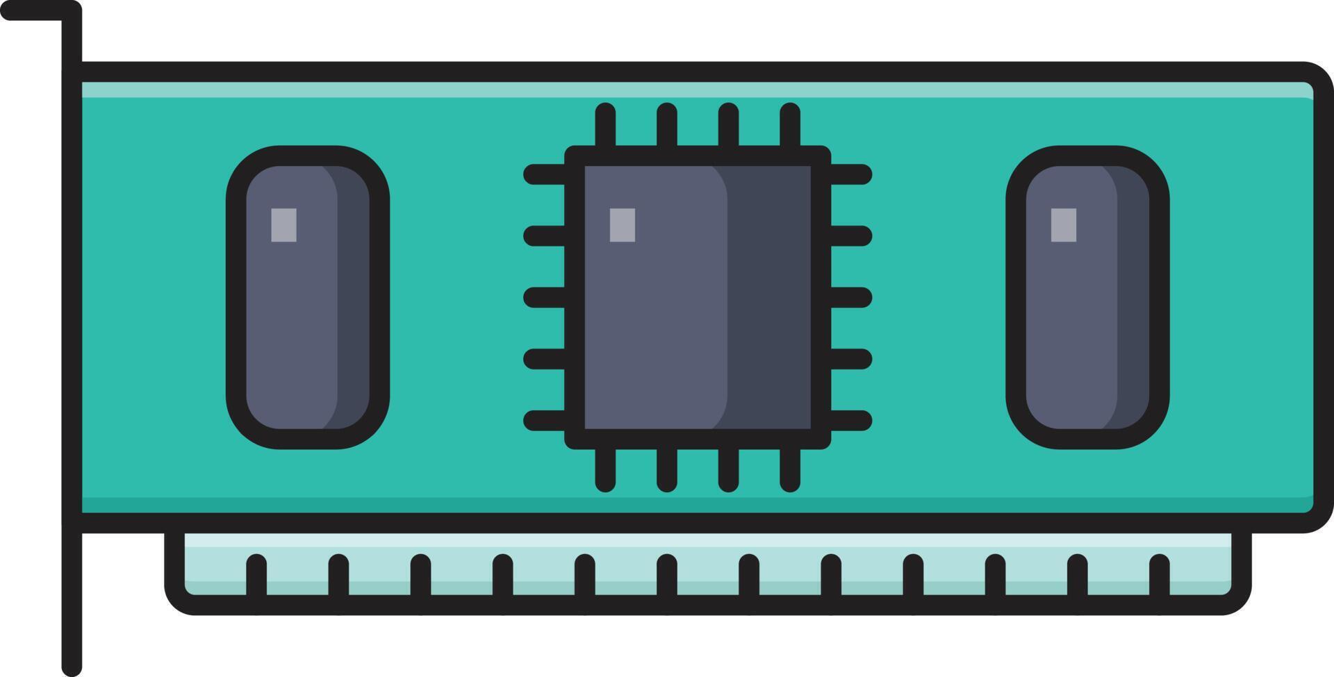 ilustración de vector de accesorio de computadora en un fondo. símbolos de calidad premium. iconos de vector para concepto y diseño gráfico.