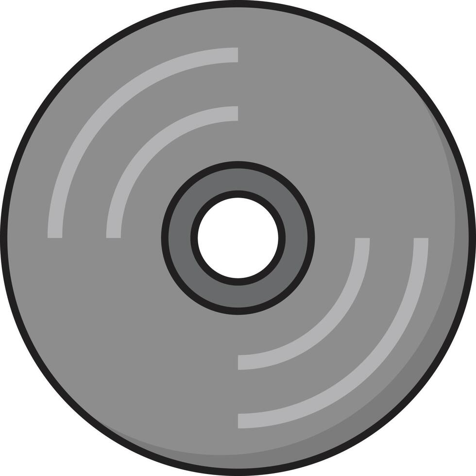 Ilustración vectorial de cd en un fondo. Símbolos de calidad premium. Iconos vectoriales para concepto y diseño gráfico. vector