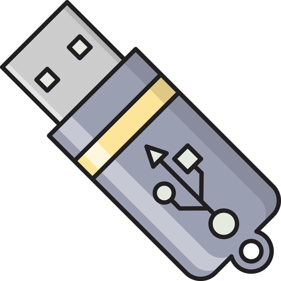 usb vector illustration on a background.Premium quality symbols.vector icons for concept and graphic design.