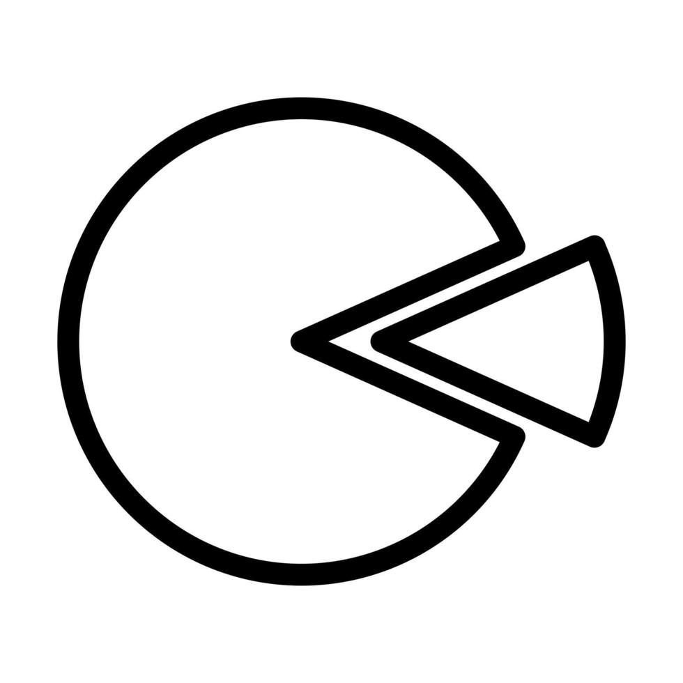Pie Graphic Icon Design vector