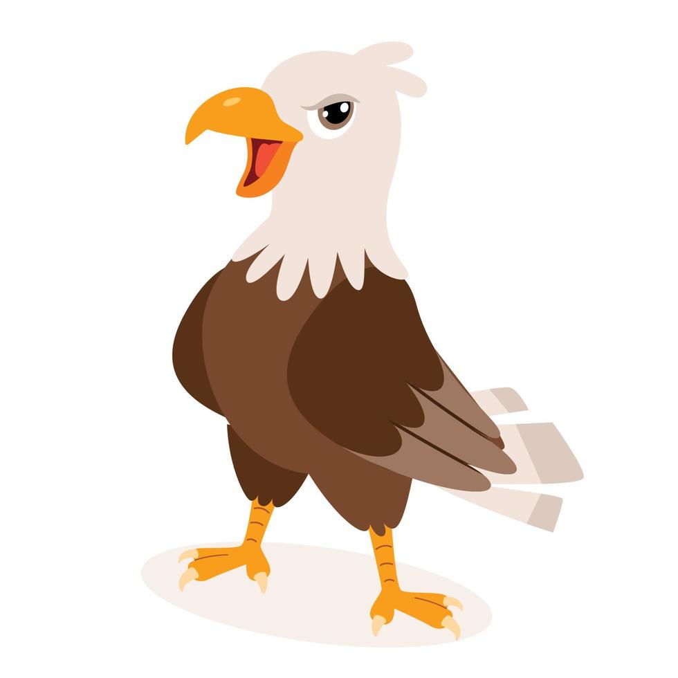 Cartoon Drawing Of An Eagle vector