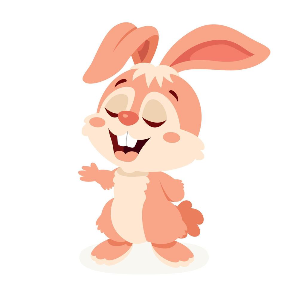 Cartoon Illustration Of Cute Rabbit vector