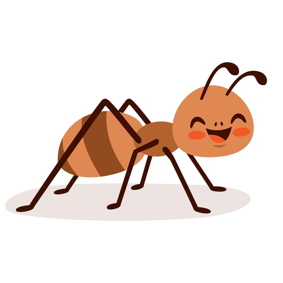 Cartoon Drawing Of An Ant vector