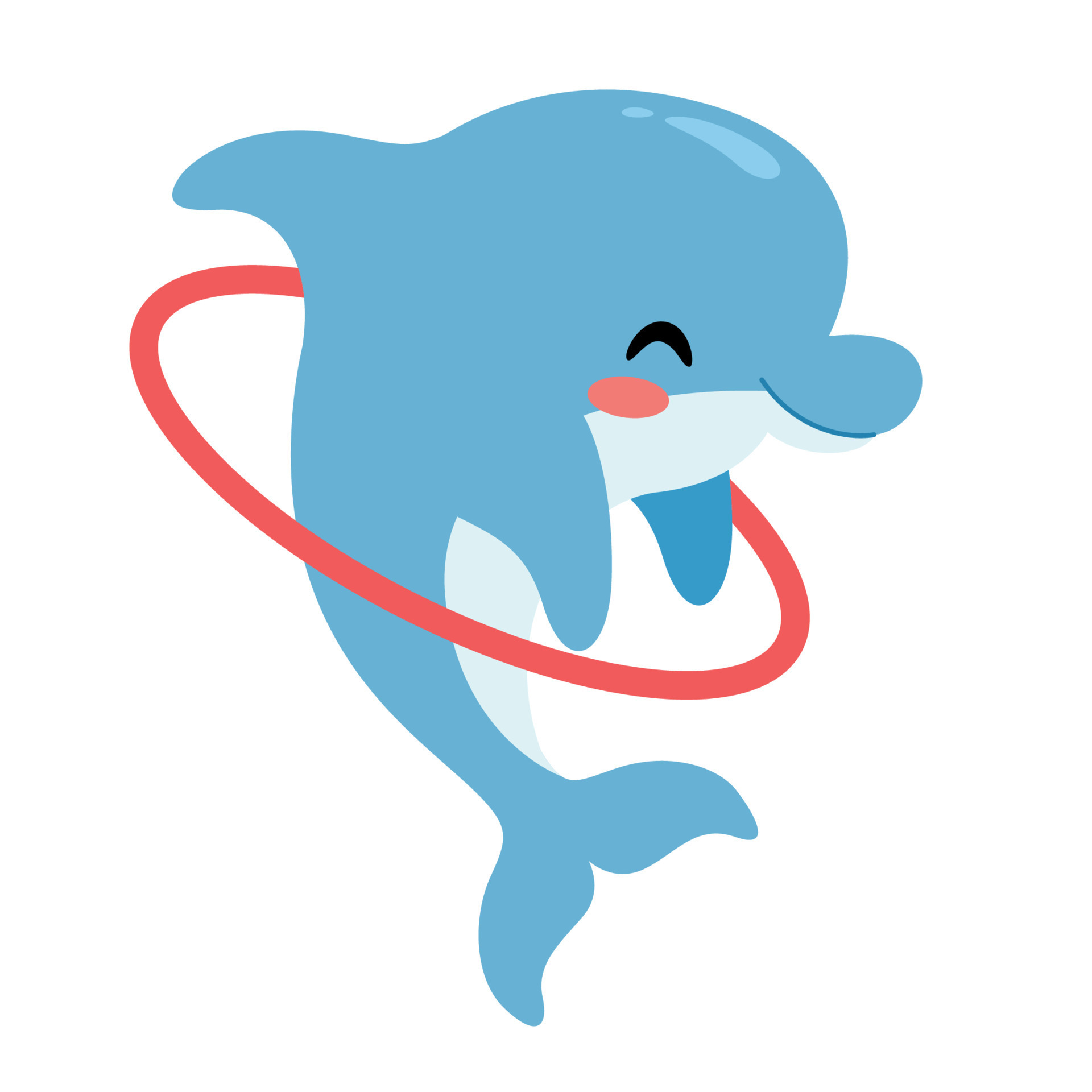 Cartoon Drawing Of A Dolphin 13539517 Vector Art at Vecteezy
