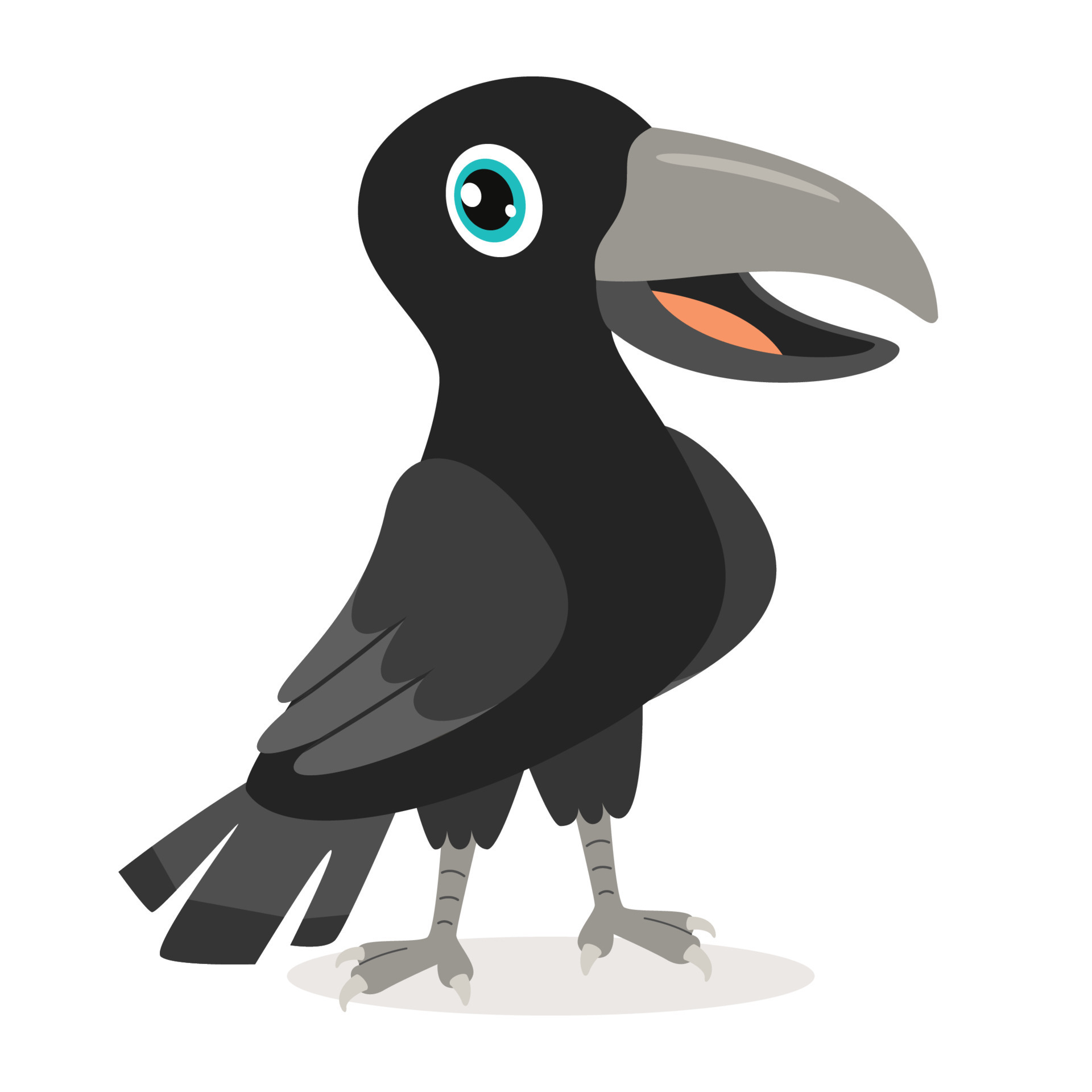 Cartoon Drawing Of A Crow 13539629 Vector Art at Vecteezy Cartoon Drawing Of A Crow 13539629 Vector Art at Vecteezy