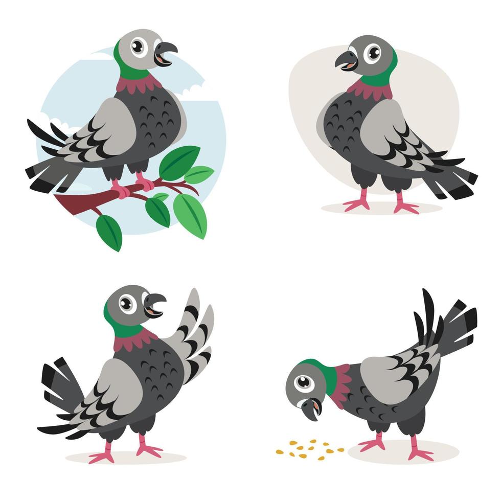Cartoon Drawing Of Cute Pigeons 13539673 Vector Art at Vecteezy Cartoon Drawing Of Cute Pigeons 13539673 Vector Art at Vecteezy