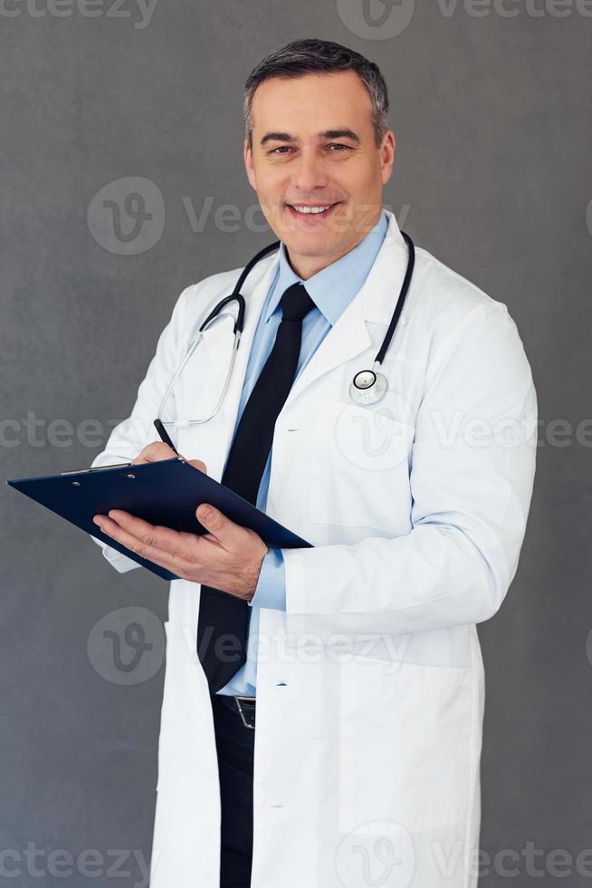 Male doctor portrait photo