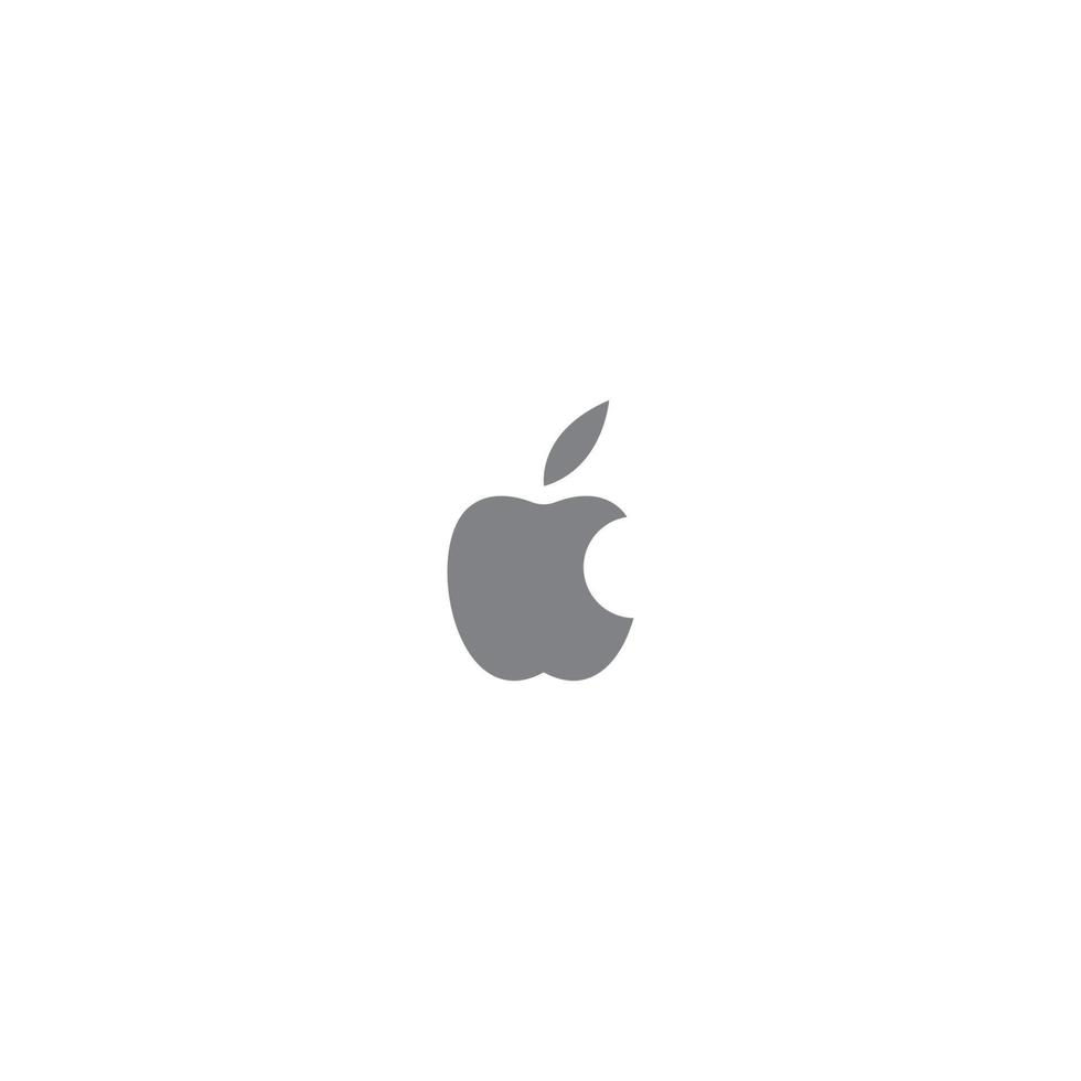 diseño de ilustración de vector de plantilla de logotipo de apple