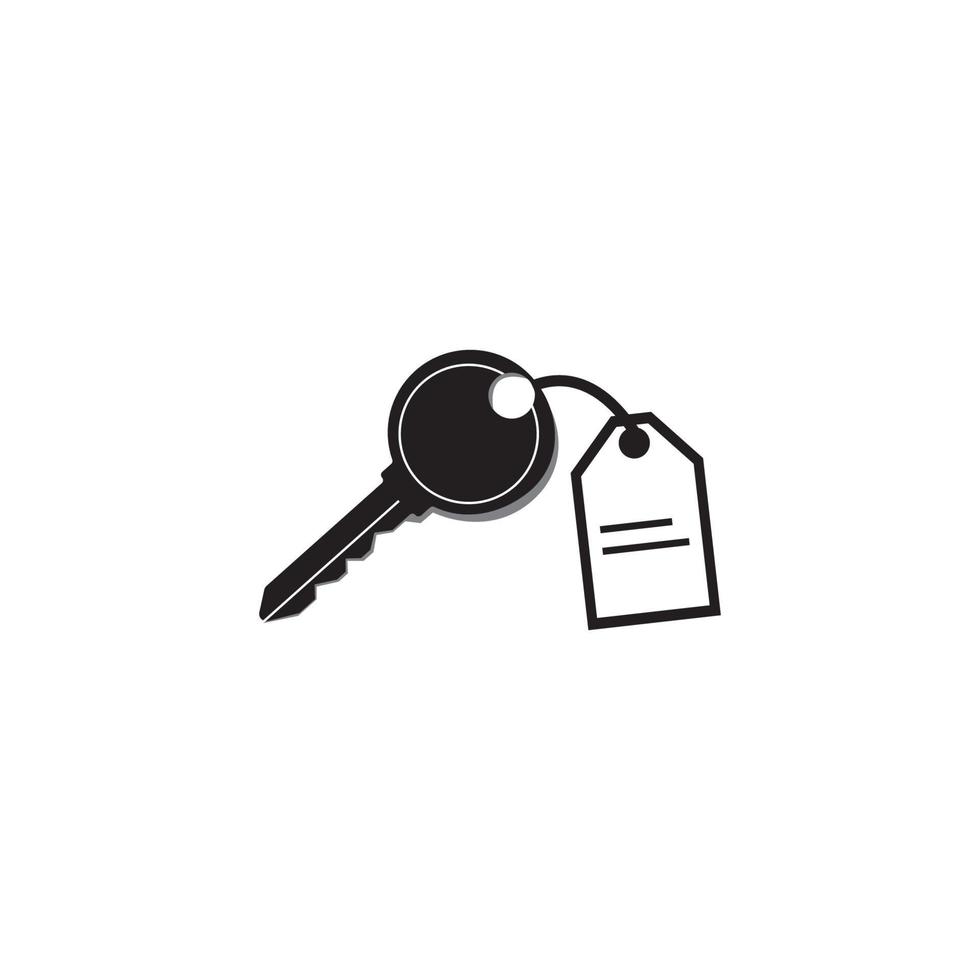 Key vector icon illustration template