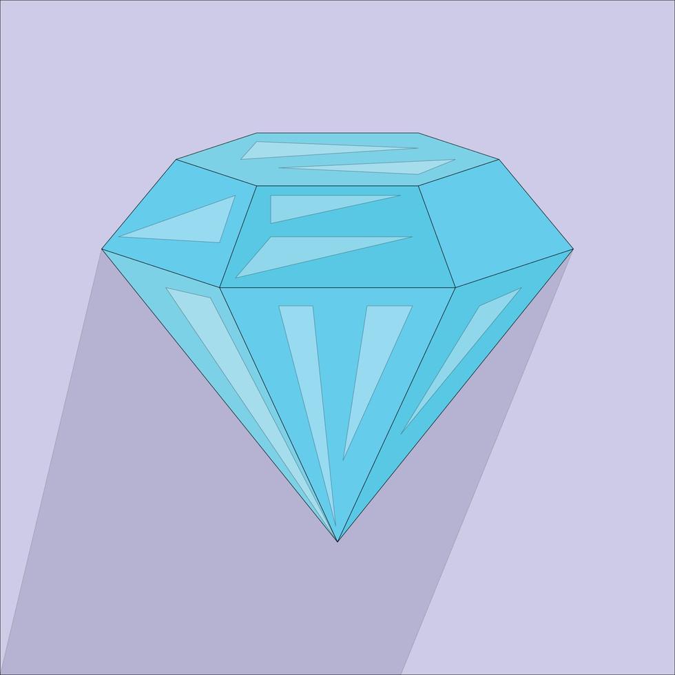 Icon of Diamond Jewelry Vector