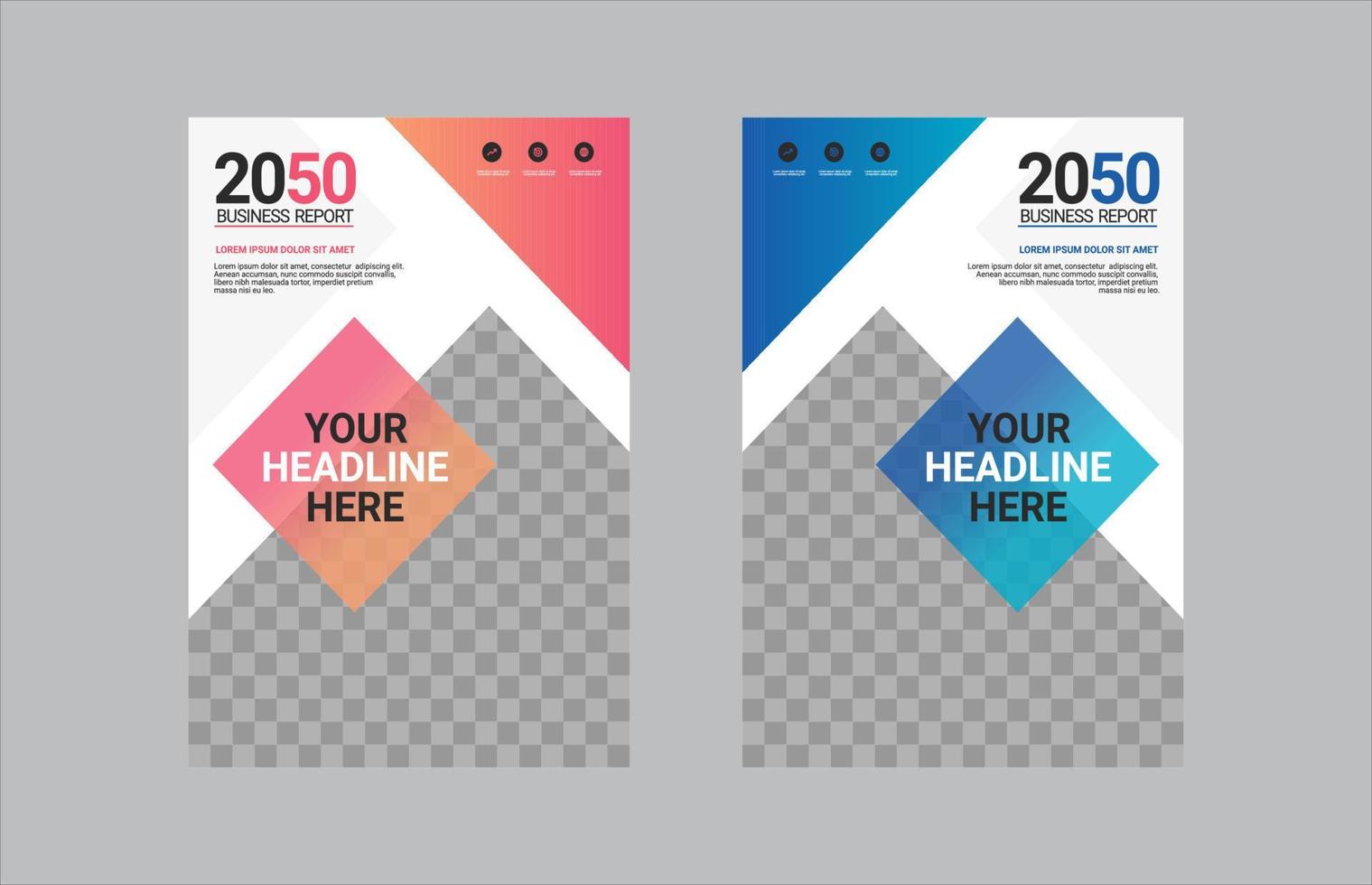 Modern Company Cover Business Template vector