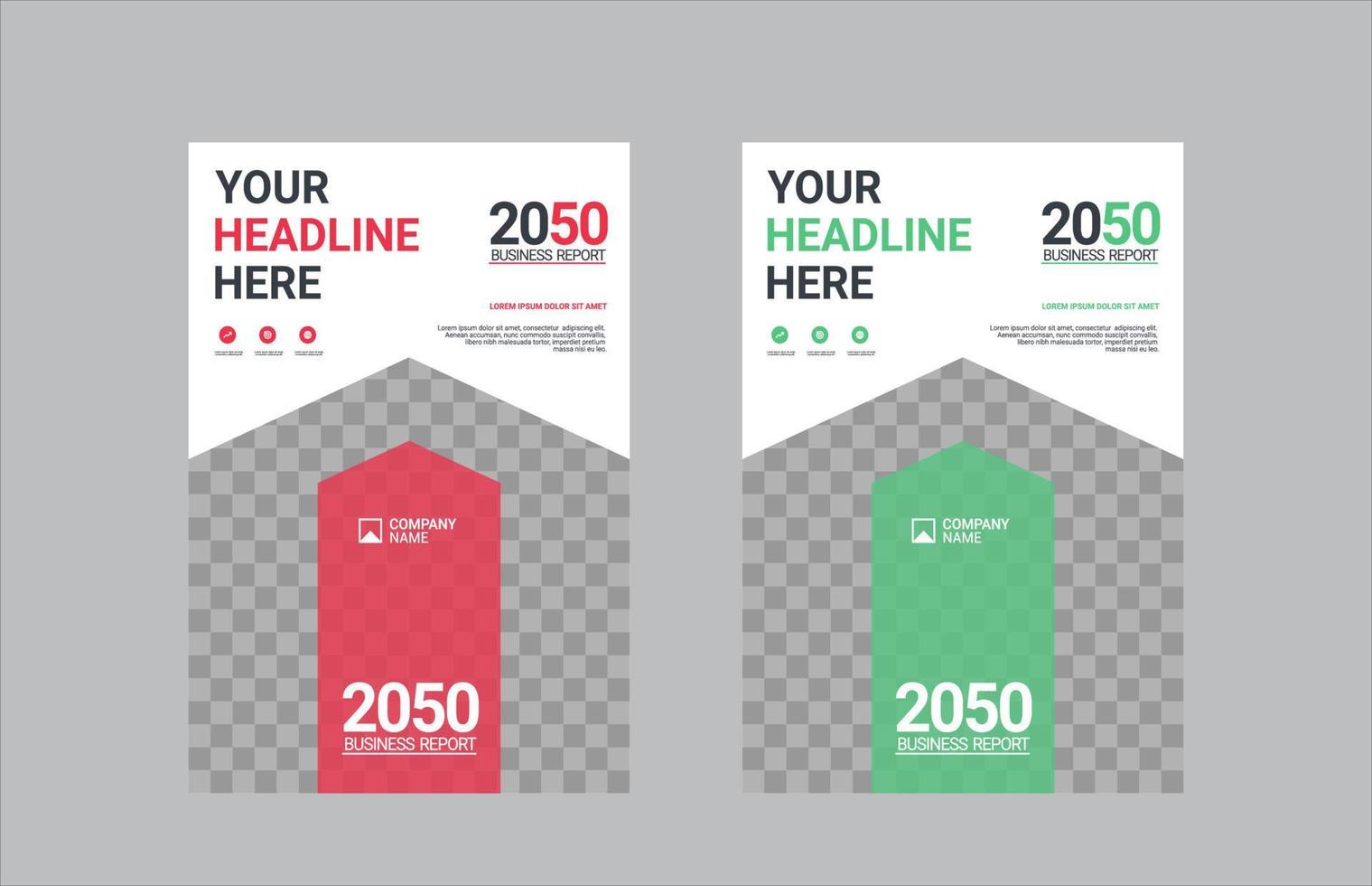 Creative corporate book cover design vector