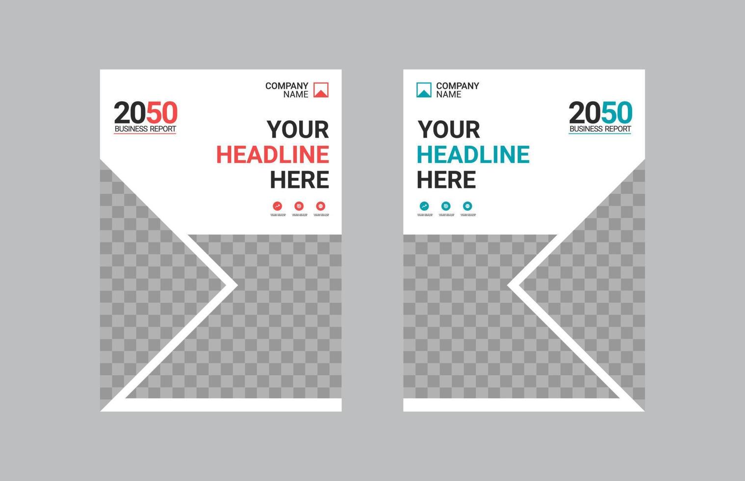 Modern Company Cover Business Template vector