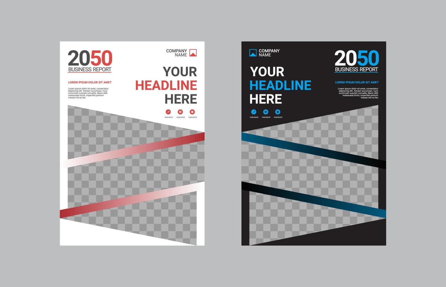 Creative corporate book cover design vector