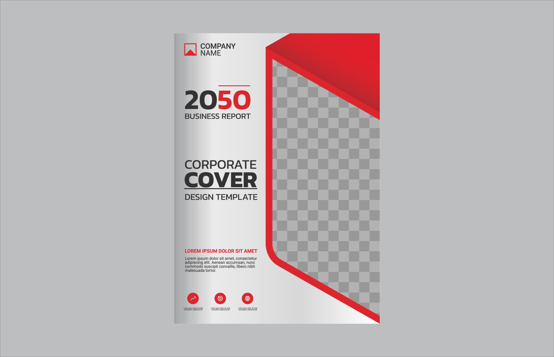 Modern Business Annual Report Template 13543681 Vector Art At Vecteezy