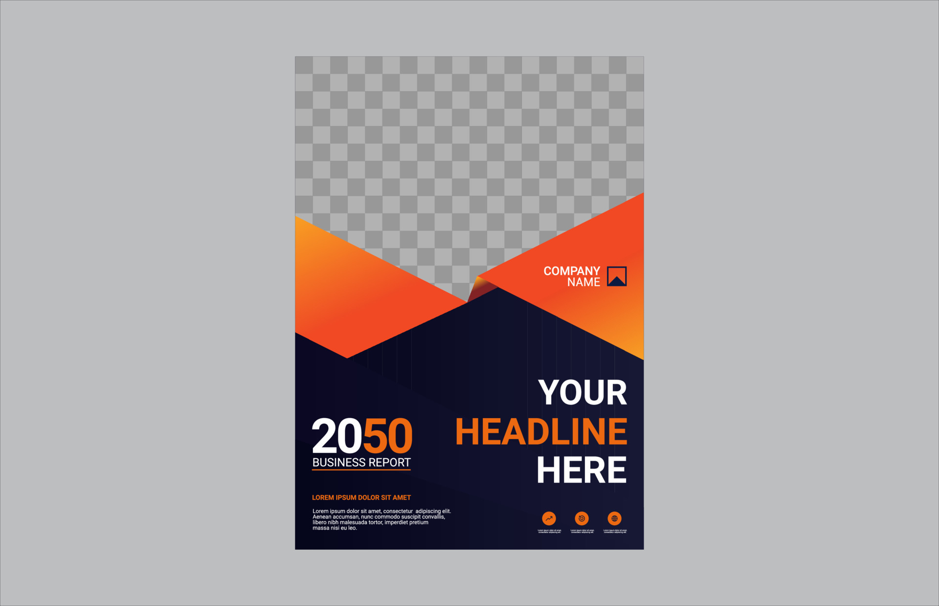 Modern Business Annual Report Template 13544163 Vector Art At Vecteezy