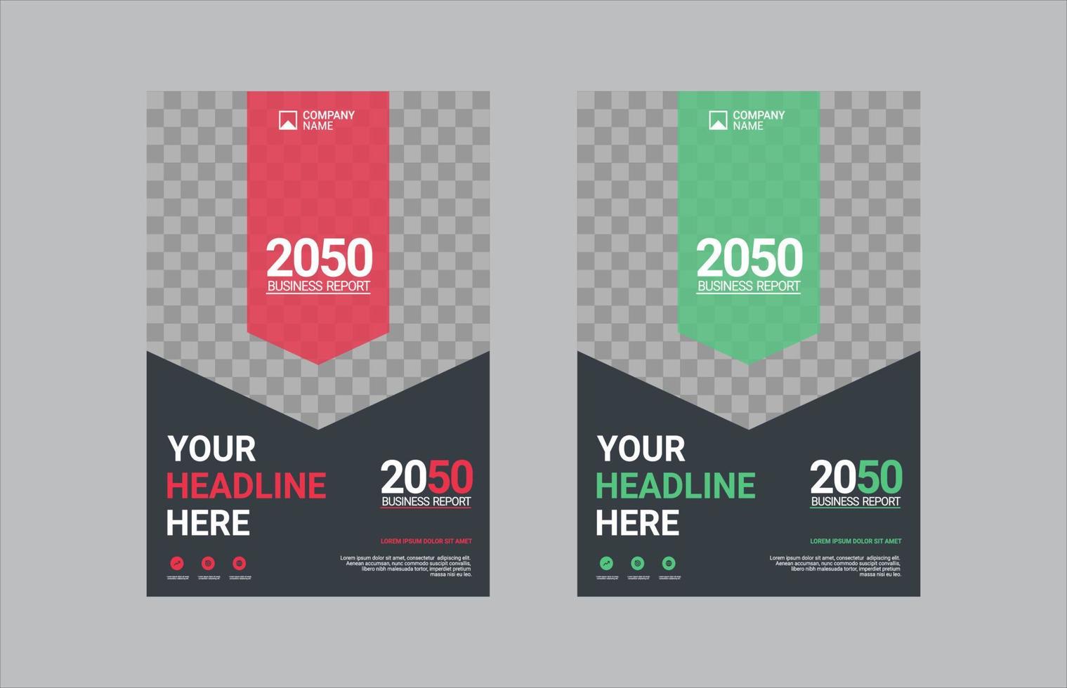Creative corporate book cover design vector