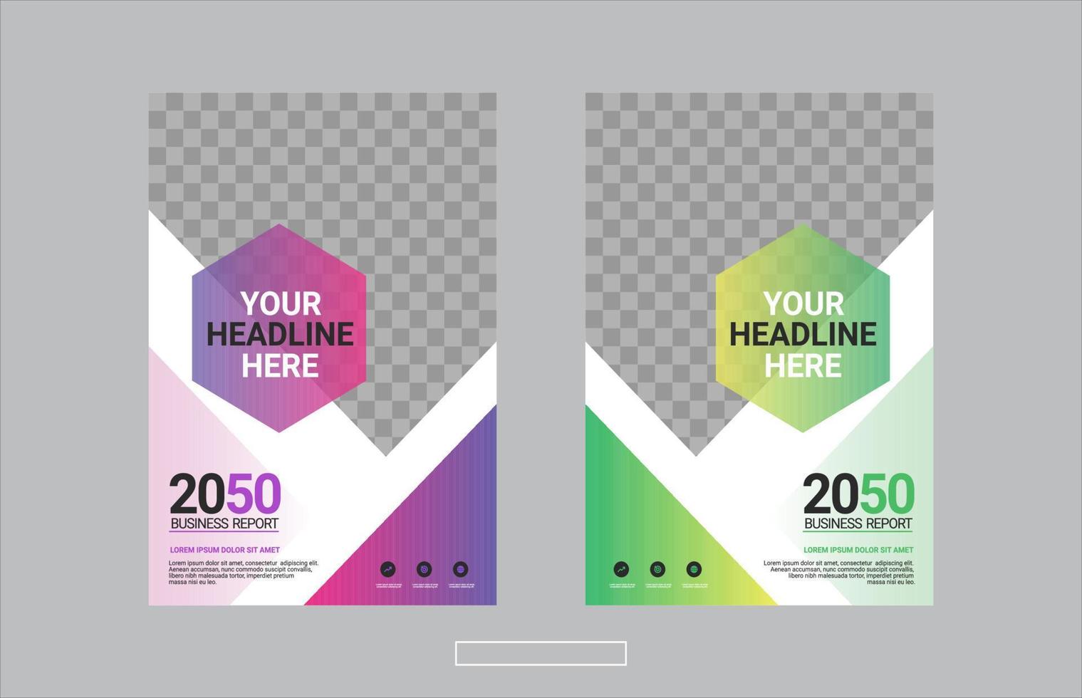 Modern Company Cover Business Template vector