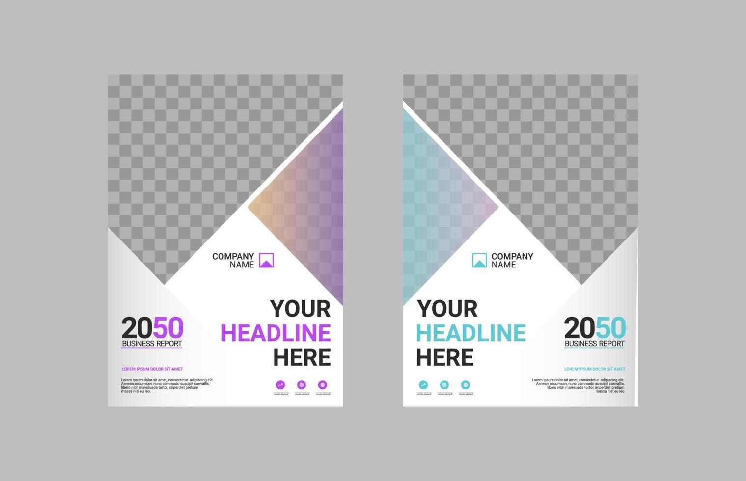 Modern Company Cover Business Template vector