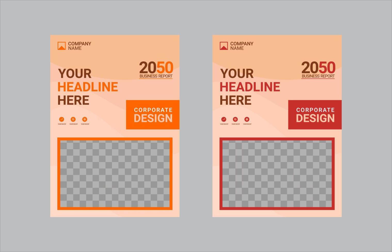 Modern business annual report template 13545357 vector art at vecteezy